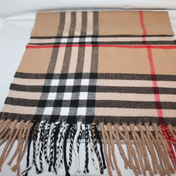 New Iconic Nova Check Print Italian Design Super Soft Fringe Scarf Shawl - Picture 4 of 8